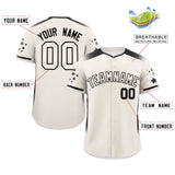 Custom Gradient Side Personalized Special style Star Pattern Authentic Baseball Jersey