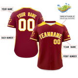 Custom Gradient Side Personalized Classic Style Star Pattern Authentic Baseball Jersey