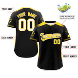 Custom Gradient Side Personalized Star Pattern Authentic Baseball Jersey Classic Style