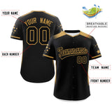 Custom Gradient Side Personalized Star Pattern Authentic Baseball Jersey Special style