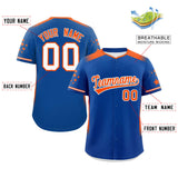 Custom Gradient Side Personalized Star Pattern Authentic Baseball Jersey for Men/Women