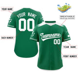 Custom Gradient Side Personalized Star Pattern Authentic Baseball Jersey Big Size for Men