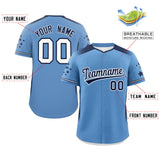 Custom Gradient Side Personalized Star Pattern Authentic Baseball Jersey for Men