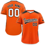 Custom Gradient Side Personalized Star Pattern Authentic Baseball Jersey Special style