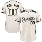 Custom Gradient Side Personalized Star Pattern Authentic Baseball Jersey Special style