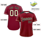 Custom Gradient Side Personalized Star Pattern Authentic Baseball Jersey Big Size for Men