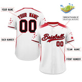 Custom Big Size Gradient Side Personalized Star Pattern Authentic Baseball Jersey