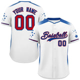 Custom for Men Gradient Side Personalized Star Pattern Authentic Baseball Jersey