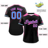 Custom for Men/Women Gradient Side Personalized Star Pattern Authentic Baseball Jersey