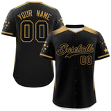 Custom Special style Gradient Side Personalized Star Pattern Authentic Baseball Jersey