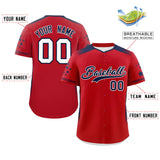 Custom for Adults Gradient Side Personalized Star Pattern Authentic Baseball Jersey