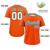 Custom for Men Gradient Side Personalized Star Pattern Authentic Baseball Jersey