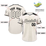 Custom Special style Gradient Side Personalized Star Pattern Authentic Baseball Jersey