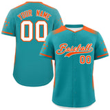 Custom Big Size Gradient Side Personalized Star Pattern Authentic Baseball Jersey