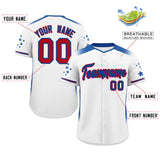 Custom Gradient Side Personalized Star for Men Pattern Authentic Baseball Jersey