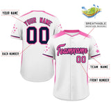 Custom Gradient Side Personalized Star for Adults Pattern Authentic Baseball Jersey