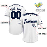 Custom Gradient Side Personalized Star Classic Style Pattern Authentic Baseball Jersey