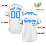 Custom Gradient Side Personalized Star Big Size for Men Pattern Authentic Baseball Jersey