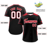 Custom Gradient Side Personalized Star Big Size Pattern Authentic Baseball Jersey