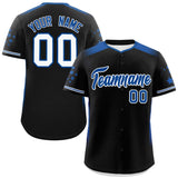 Custom Gradient Side Personalized Star for Men Pattern Authentic Baseball Jersey