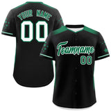 Custom Gradient Side Personalized Star Classic Style Pattern Authentic Baseball Jersey