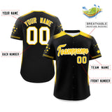 Custom Gradient Side Personalized Star for Men/Women Pattern Authentic Baseball Jersey