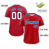 Custom Gradient Side Personalized Star for Men Pattern Authentic Baseball Jersey