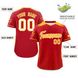 Custom Gradient Side Personalized Star Classic Style Pattern Authentic Baseball Jersey