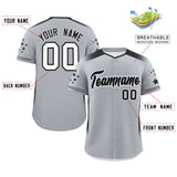 Custom Gradient Side Personalized Star Special style Pattern Authentic Baseball Jersey