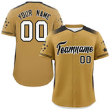 Custom Gradient Side Personalized Star for Adults Pattern Authentic Baseball Jersey