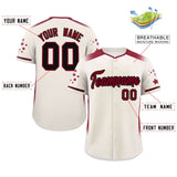 Custom Gradient Side Personalized Star for Men/Women Pattern Authentic Baseball Jersey