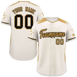 Custom Gradient Side Personalized Star Big Size for Men Pattern Authentic Baseball Jersey