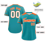 Custom Gradient Side Personalized Star Big Size Pattern Authentic Baseball Jersey