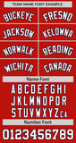 Custom Thorns Ribbed Classic Style Baseball Jersey Personalized Team Name Number Logo Button Down Shirt