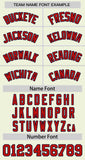 Custom Thorns Ribbed Classic Style Baseball Jersey Personalized Team Name Number Logo Button Down Shirt