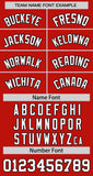 Custom Thorns Ribbed Classic Style Baseball Jersey Personalized Team Name Number Logo Team Shirt