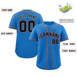 Custom Thorns Ribbed Classic Style Baseball Jersey Personalized Team Name Number Logo Hip Hop Jersey 