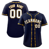 Custom Thorns Ribbed Classic Style Baseball Jersey Personalized Team Name Number Logo Hip Hop Jersey 