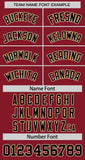 Custom Thorns Ribbed Classic Style Baseball Jersey Personalized Team Name Number Logo Hip Hop Jersey 