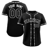 Custom Thorns Ribbed Classic Style Baseball Jersey Personalized Team Name Number Logo Game Training Shirt