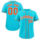 Custom Thorns Ribbed Classic Style Baseball Jersey Personalized Team Name Number Logo Training Shirt