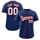 Custom Thorns Ribbed Classic Style Personalzied Team Name Number Logo Baseball Jersey Button Down Shirt