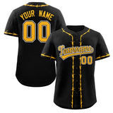 Custom Thorns Ribbed Classic Style Personalzied Team Name Number Logo Baseball Jersey Button Down Shirt