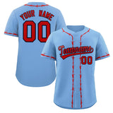 Custom Thorns Ribbed Classic Style Personalzied Team Name Number Logo Baseball Jersey Button Down Shirt