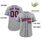 Custom Thorns Ribbed Classic Style Personalzied Team Name Number Logo Baseball Jersey Team Shirt
