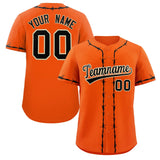Custom Thorns Ribbed Classic Style Personalzied Team Name Number Logo Baseball Jersey Team Shirt