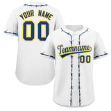 Custom Thorns Ribbed Classic Style Personalzied Team Name Number Logo Baseball Jersey Hip Hop Jersey