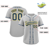 Custom Thorns Ribbed Classic Style Personalzied Team Name Number Logo Baseball Jersey Hip Hop Jersey