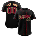 Custom Thorns Ribbed Classic Style Personalzied Team Name Number Logo Baseball Jersey Hip Hop Jersey