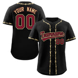 Custom Thorns Ribbed Classic Style Personalzied Team Name Number Logo Baseball Jersey Hip Hop Jersey